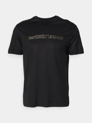 T-shirt z nadrukiem Emporio Armani czarny
