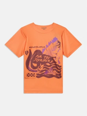T-shirt z nadrukiem ENDURA pomarańczowy
