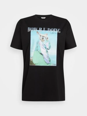 T-shirt z nadrukiem Envii zielony