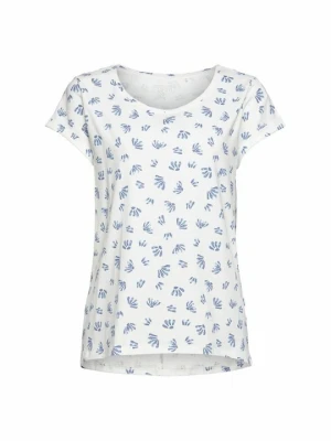 T-shirt z nadrukiem Esprit niebieski