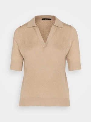 T-shirt z nadrukiem Esprit taupe