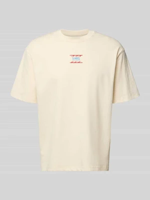 T-shirt z nadrukiem etykiety model 'GERGEI' Samsøe Samsøe