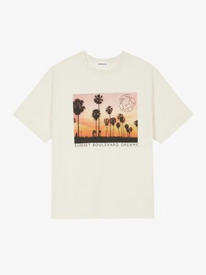 T-shirt z nadrukiem Even&Odd