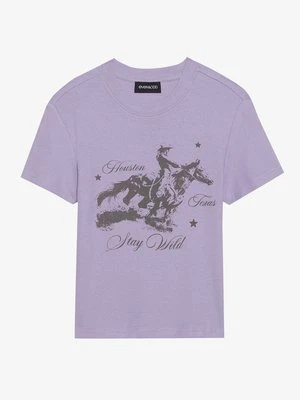 T-shirt z nadrukiem Even&Odd