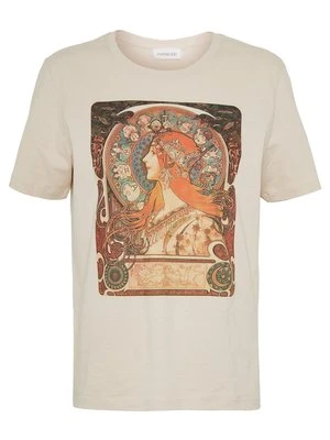 T-shirt z nadrukiem Even&Odd