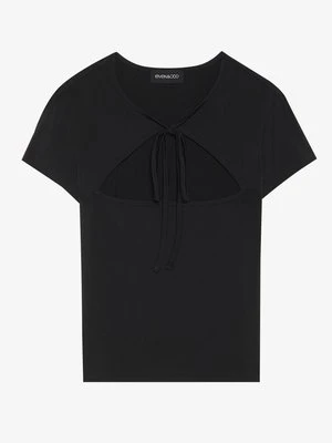 T-shirt z nadrukiem Even&Odd