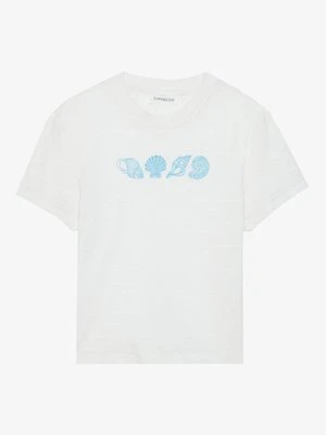 T-shirt z nadrukiem Even&Odd