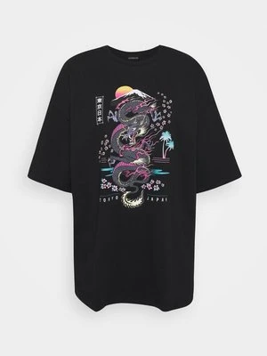 T-shirt z nadrukiem Even&Odd