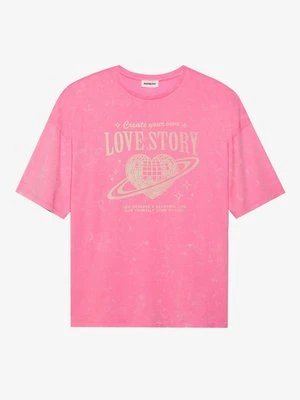 T-shirt z nadrukiem Even&Odd
