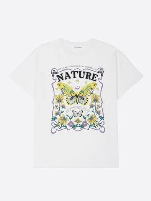 T-shirt z nadrukiem Even&Odd