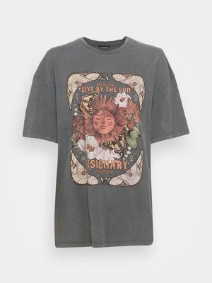 T-shirt z nadrukiem Even&Odd