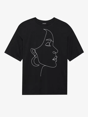 T-shirt z nadrukiem Even&Odd