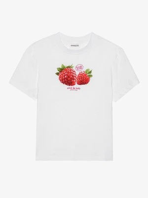 T-shirt z nadrukiem Even&Odd