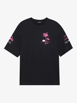 T-shirt z nadrukiem Even&Odd