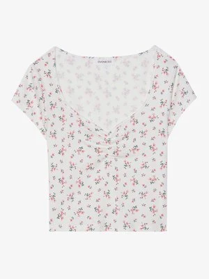 T-shirt z nadrukiem Even&Odd