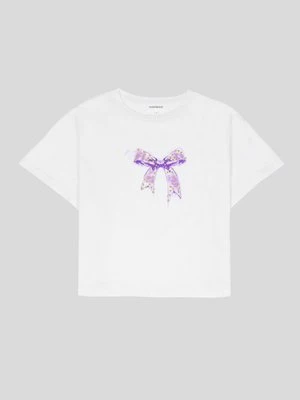 T-shirt z nadrukiem Even&Odd