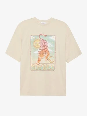 T-shirt z nadrukiem Even&Odd