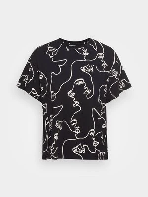 T-shirt z nadrukiem Even&Odd