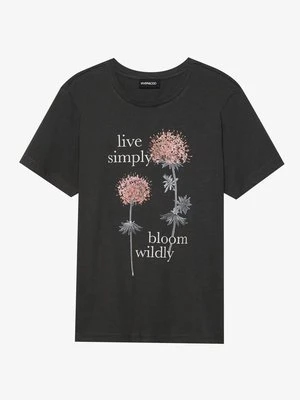 T-shirt z nadrukiem Even&Odd