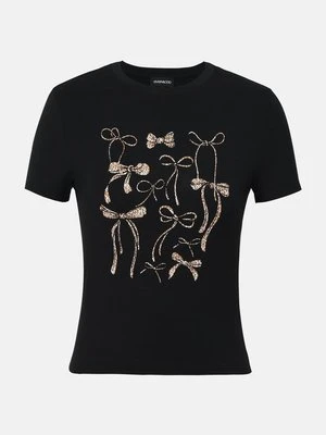 T-shirt z nadrukiem Even&Odd