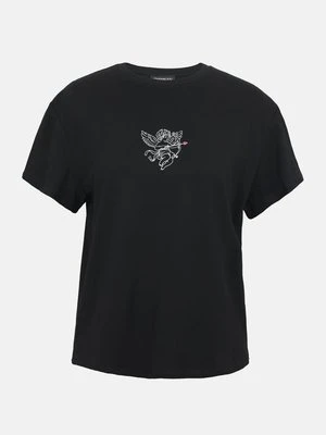 Zdjęcie produktu T-shirt z nadrukiem Even&Odd czarny