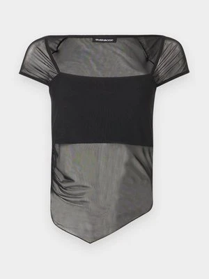 Zdjęcie produktu T-shirt z nadrukiem Even&Odd czarny