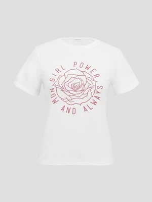 T-shirt z nadrukiem Even&Odd By Zalando biały