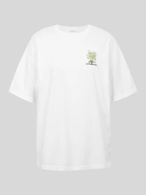 T-shirt z nadrukiem Even&Odd By Zalando biały