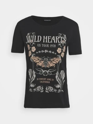 T-shirt z nadrukiem Even&Odd By Zalando czarny