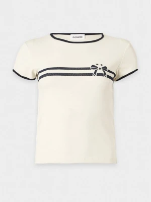 T-shirt z nadrukiem Even&Odd By Zalando mleczny