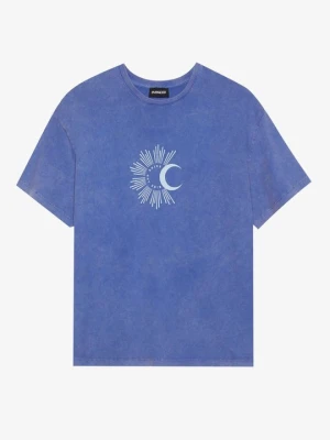 T-shirt z nadrukiem Even&Odd By Zalando ciemnofioletowy