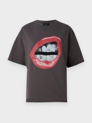 T-shirt z nadrukiem Even&Odd By Zalando ciemnoszary