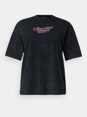 T-shirt z nadrukiem Even&Odd Curvy