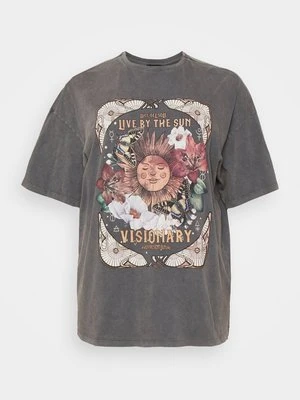 T-shirt z nadrukiem Even&Odd Curvy