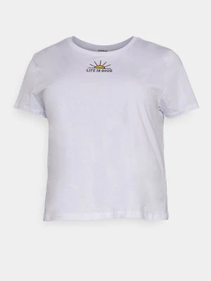 T-shirt z nadrukiem Even&Odd Curvy