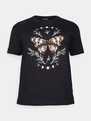 T-shirt z nadrukiem Even&Odd Curvy