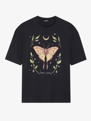 T-shirt z nadrukiem Even&Odd By Zalando czarny