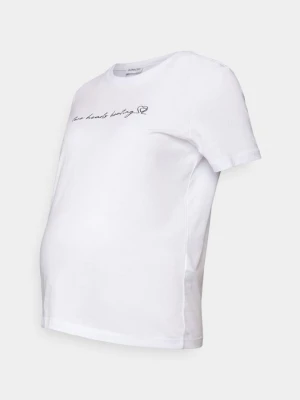 T-shirt z nadrukiem Even&Odd Maternity By Zalando biały