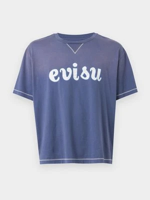 T-shirt z nadrukiem Evisu