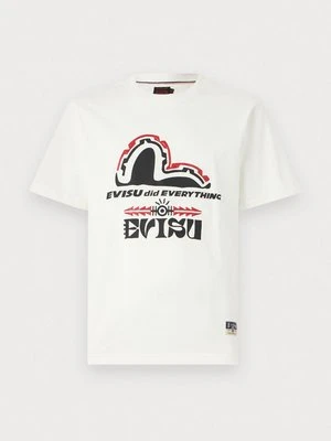 T-shirt z nadrukiem Evisu