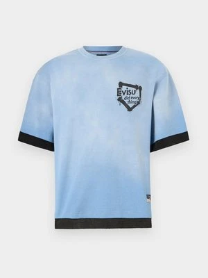 T-shirt z nadrukiem Evisu