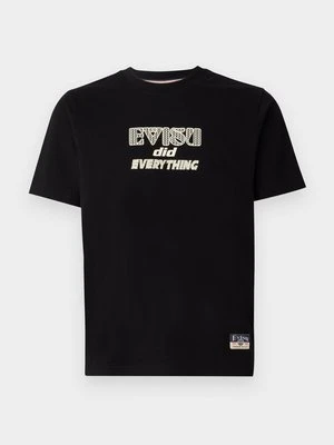 T-shirt z nadrukiem Evisu