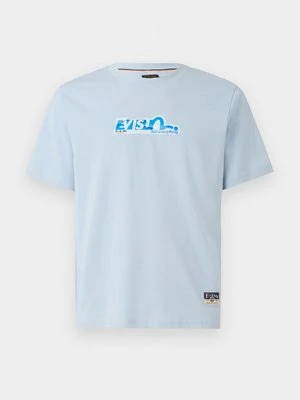 T-shirt z nadrukiem Evisu