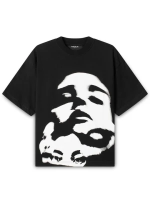 T-shirt z nadrukiem FAVELA czarny