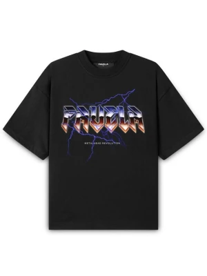 T-shirt z nadrukiem FAVELA czarny
