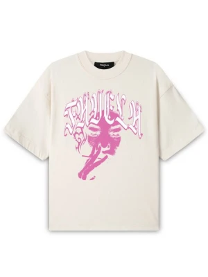 T-shirt z nadrukiem FAVELA mleczny