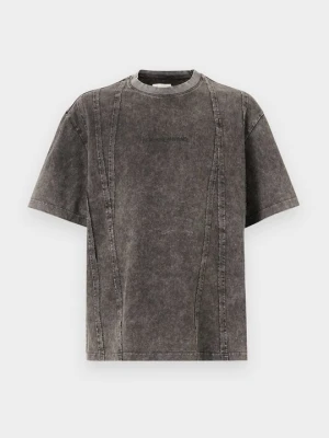 T-shirt z nadrukiem Feng Chen Wang szary