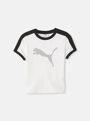 T-shirt z nadrukiem FENTY X PUMA biały