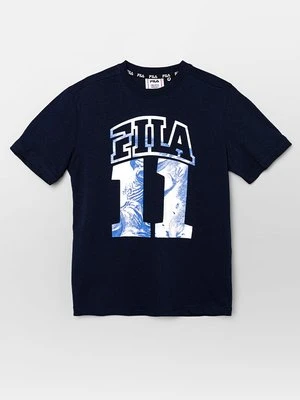 T-shirt z nadrukiem Fila