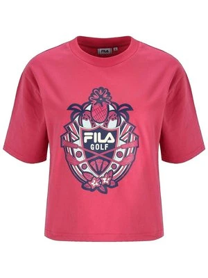 T-shirt z nadrukiem Fila